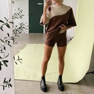 The Wholesome Store Yin Yang Knit Cotton Tee